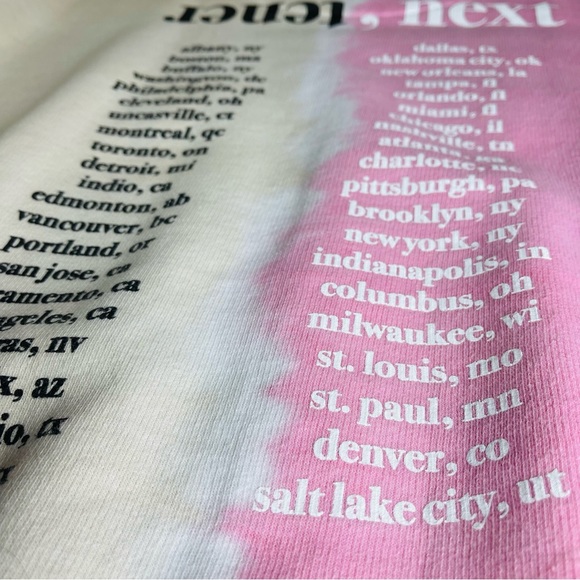 Ariana Grande World Tour Thank You Sweet Split Concert Merch Crewneck Sw… - Picture 12 of 16